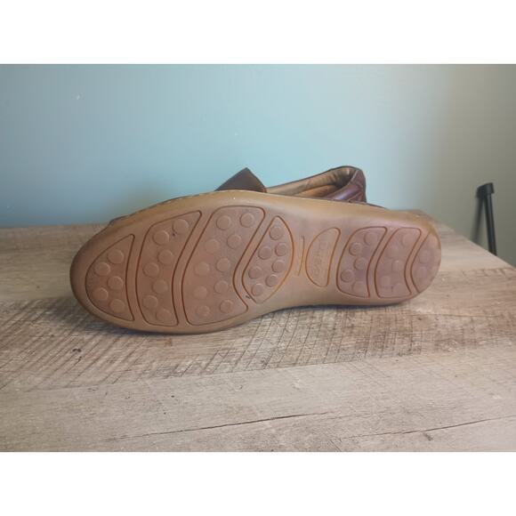 Born Mens Brompton Slip On Loafers 10 Cognac Driving Classic Old Money Business
